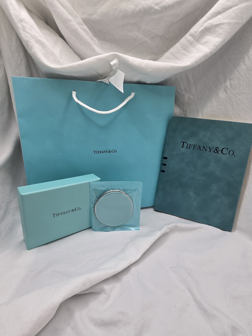 Tiffany & Co. Notebook Pen Aroma Stone Accessories Set - Signature Tiffany Blue